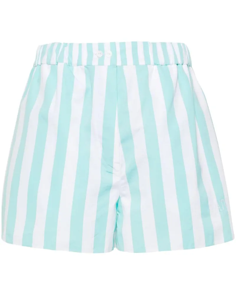 Patou Gestreifte Shorts - Grün Grün