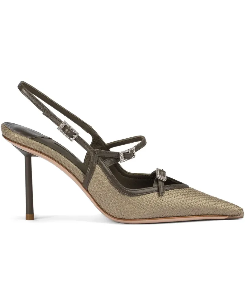Le Silla Morgana Slingback-Pumps 80mm - Grün Grün
