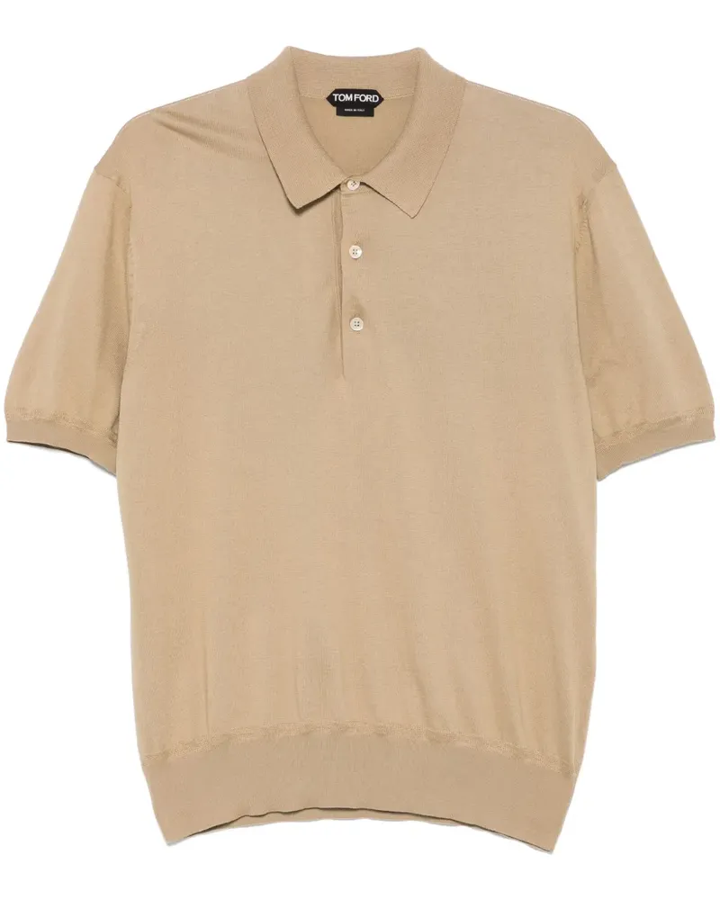 Tom Ford Klassisches Poloshirt - Nude Nude