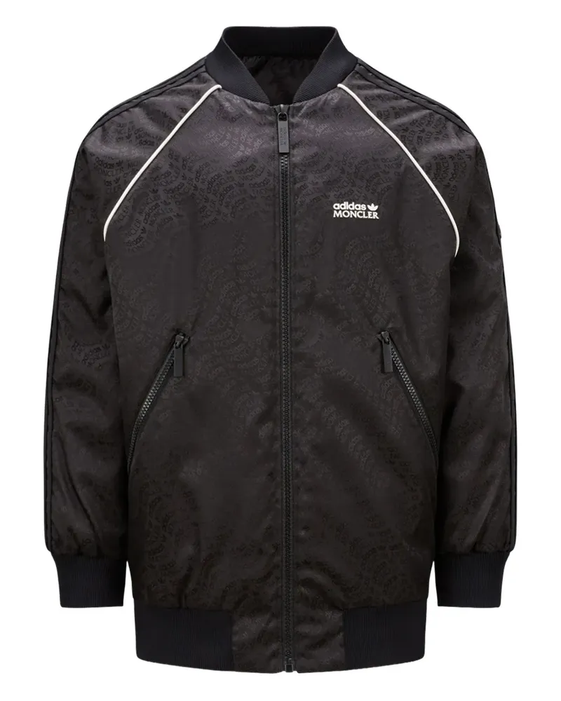 Moncler x adidas Seelos Bomberjacke - Schwarz Schwarz