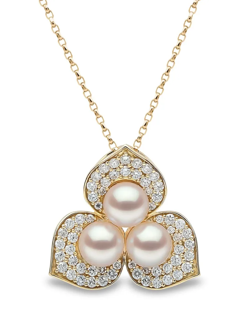 YOKO London 18kt Gelbgoldanhänger mit Diamanten Gold