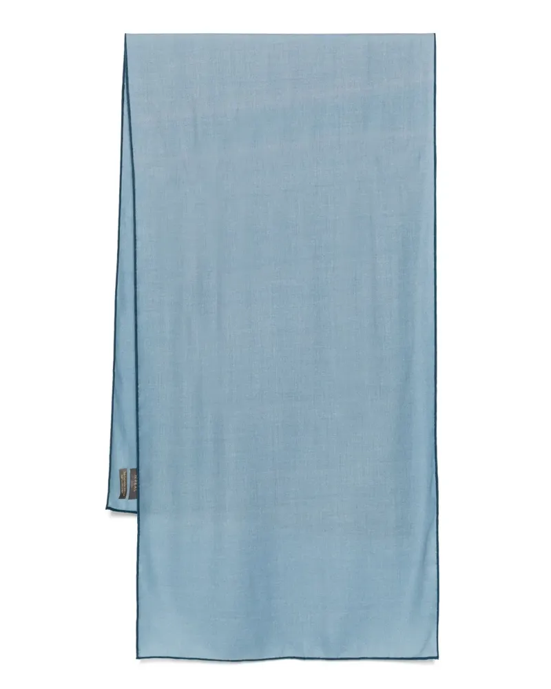 N.Peal Tipped Pashmina Schal - Blau Blau