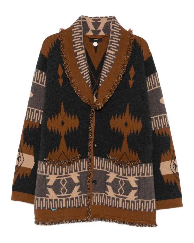 Alanui Cardigan mit Fransen - Grau Grau