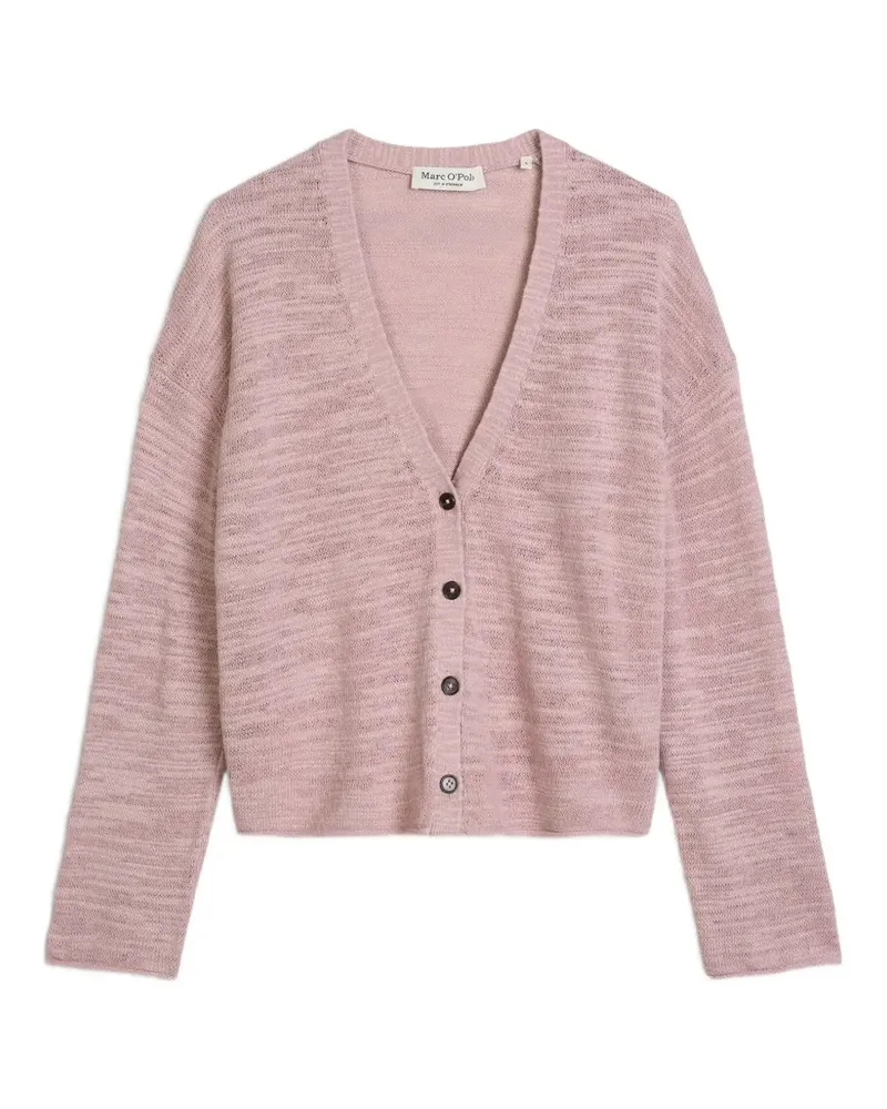 Marc O'Polo fine-knit V-neck cardigan - Rosa Rosa