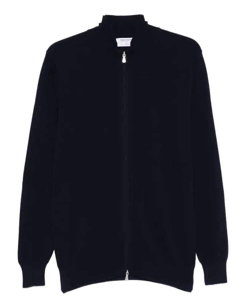 Gran Sasso zip-fastening cardigan - Blau Blau