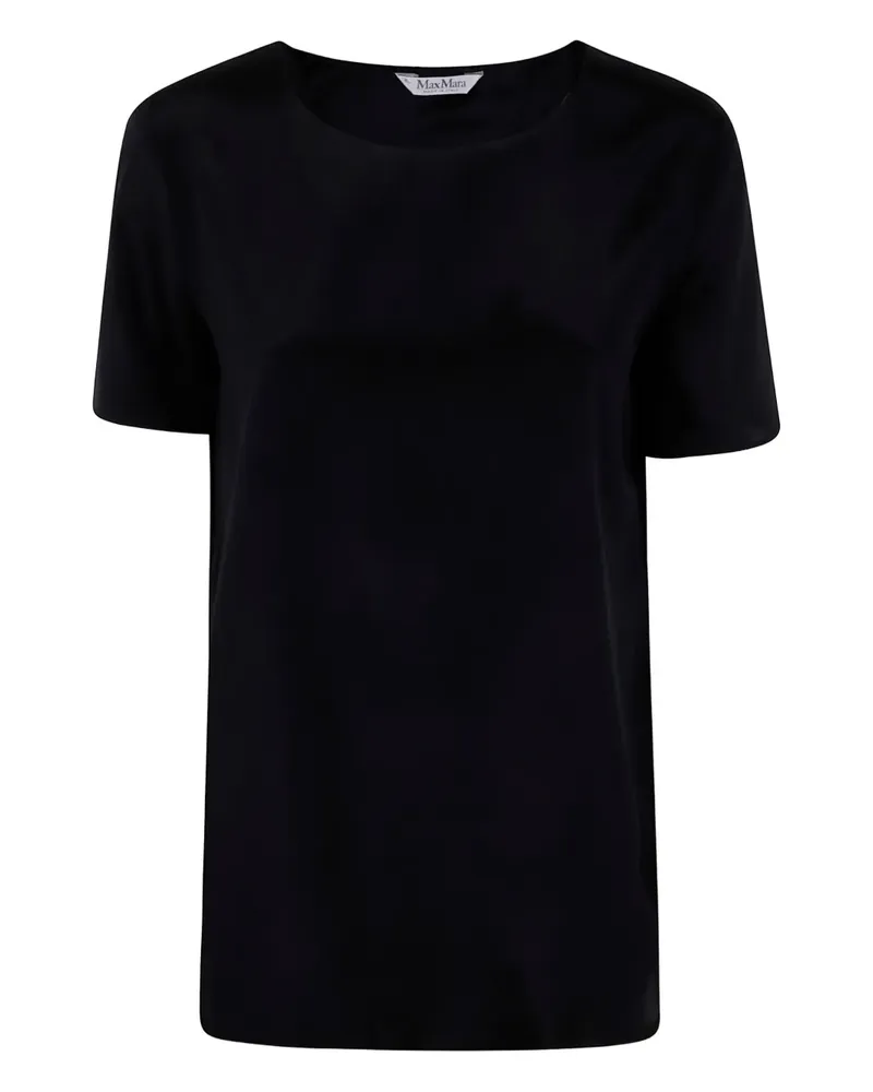Max Mara Kurzärmeliges Oberteil - Schwarz Schwarz
