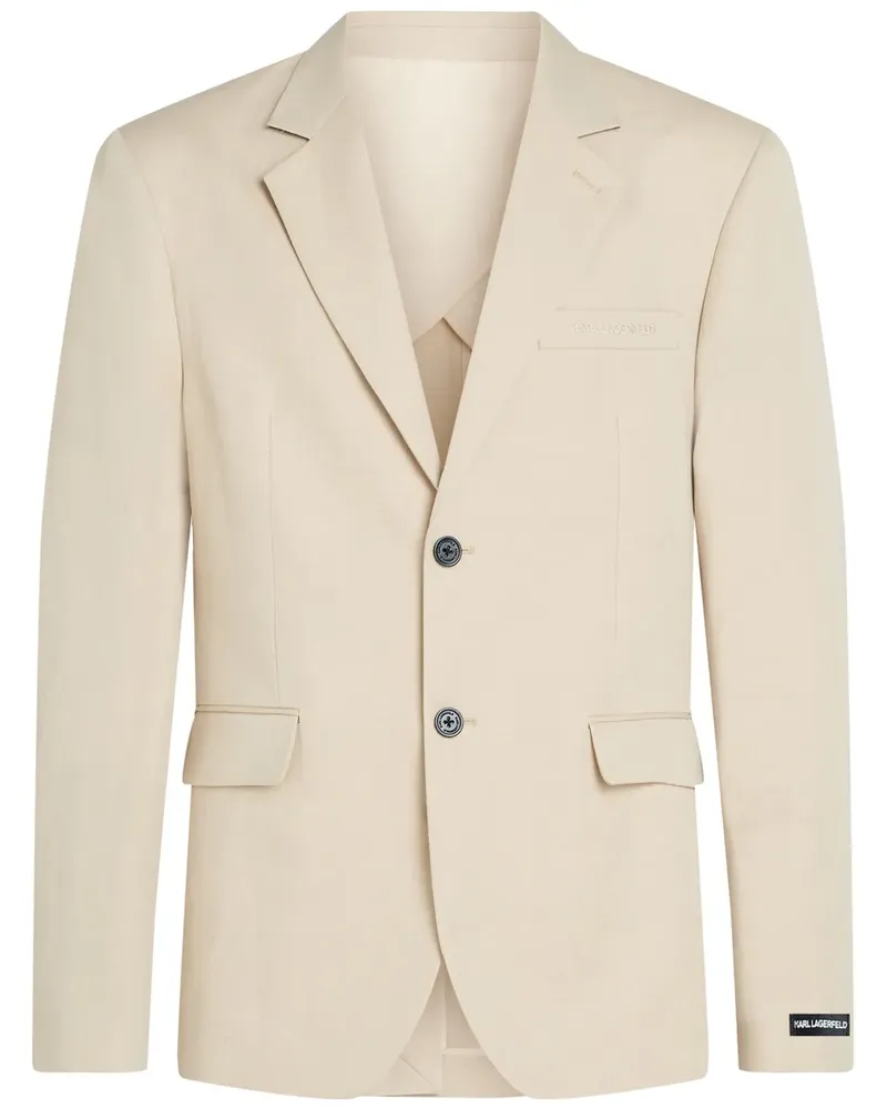 Karl Lagerfeld Sakko mit fallendem Revers - Nude Nude