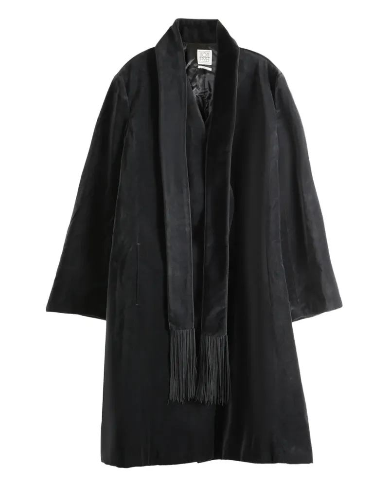 Totême Mantel mit Schalkragen - Schwarz Schwarz