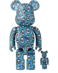 Medicom Toy x Robe Japonica BE@RBRICK 100% und 400% Figuren-Set Blau