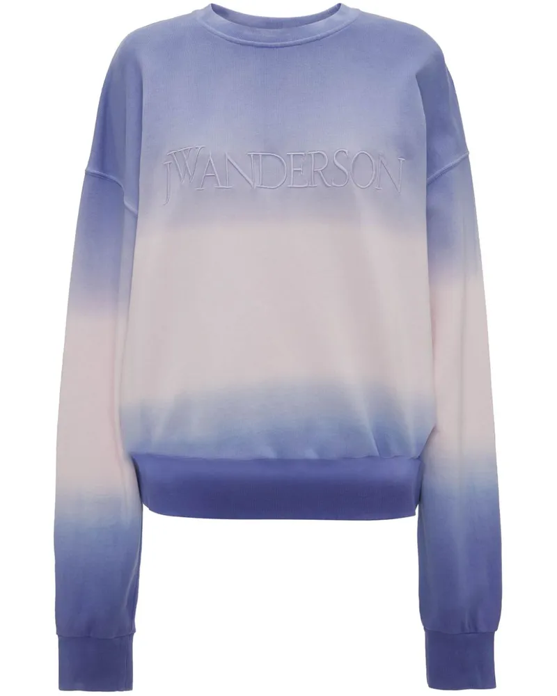 J.W.Anderson Sweatshirt mit Farbverlauf-Optik Violett