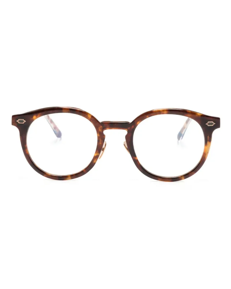 Leisure Society Cortina Sonnenbrille mit rundem Gestell - Braun Braun
