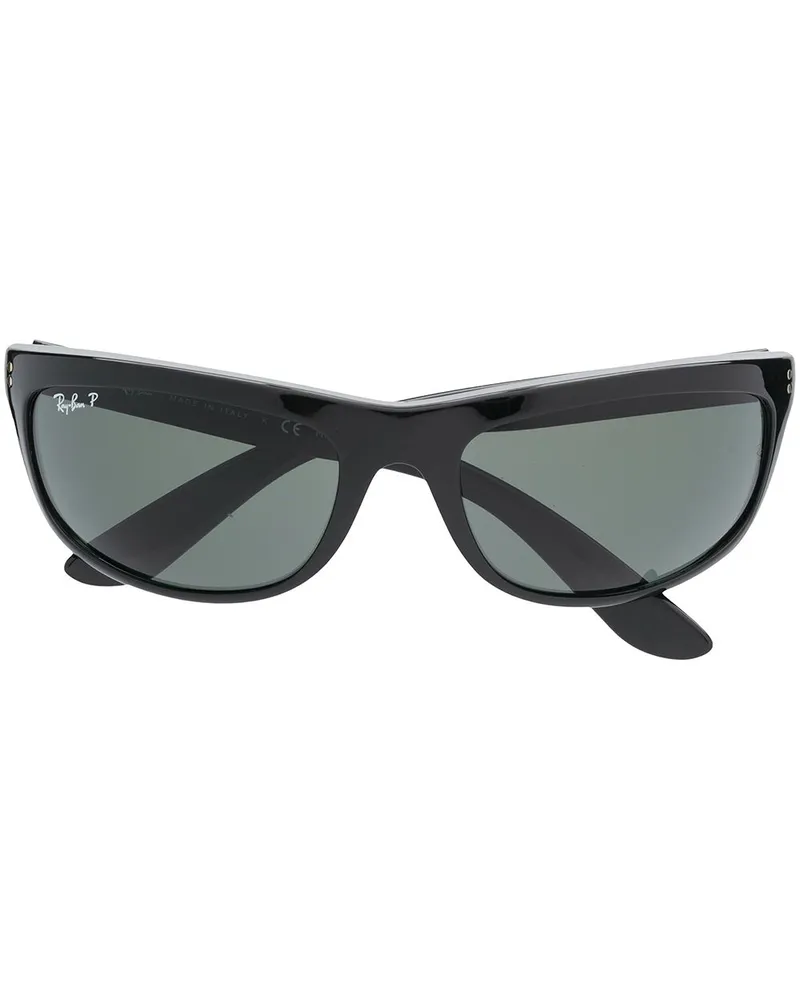 Ray Ban Eckige 'Balorama' Sonnenbrille - Schwarz Schwarz