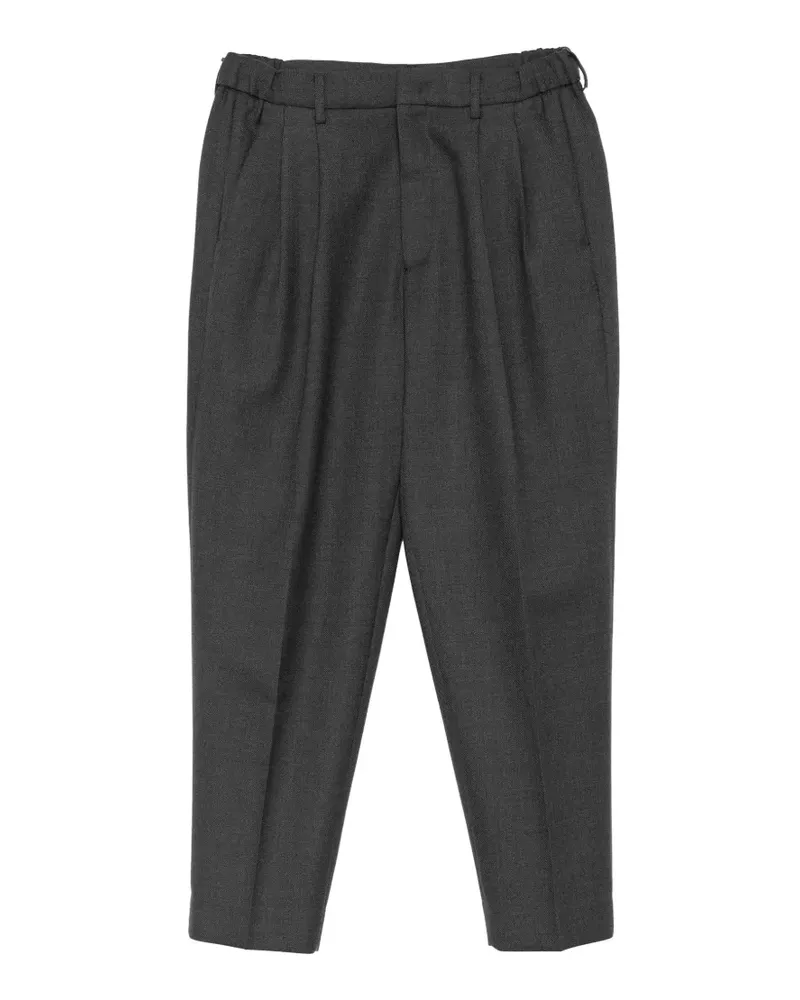 Be Able Plissierte Hose mit Stretchbund - Grau Grau