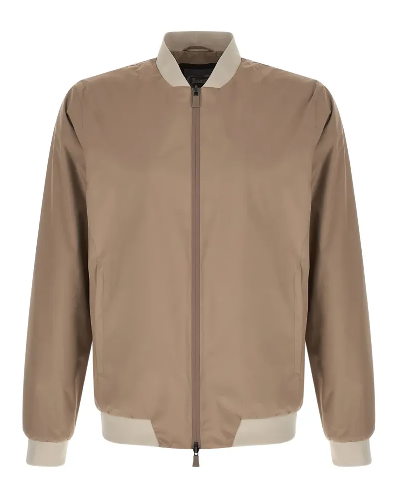 Herno zip-up bomber jacket - Braun Braun