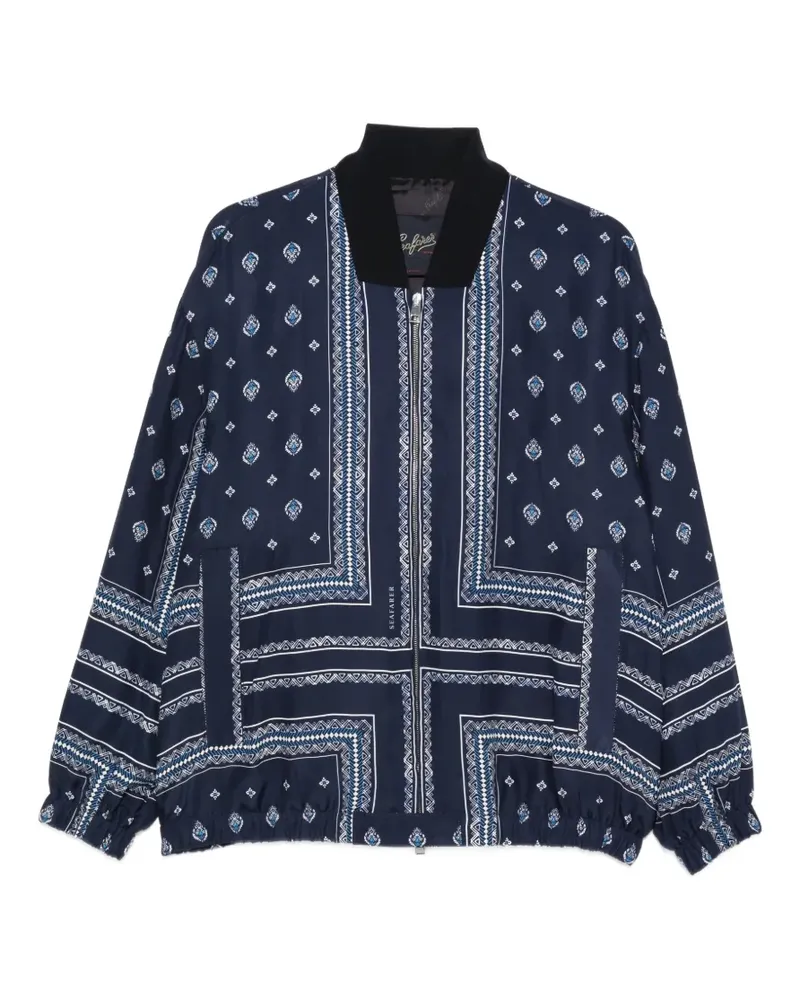 Seafarer Oscar patterned jacket - Blau Blau