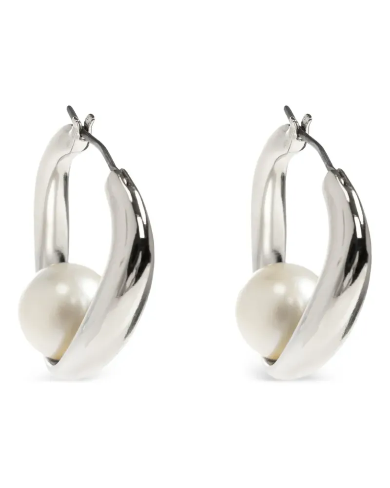 Kate Spade Harmony Hoops Ohrringe mit Glasperlen - Silber Silber