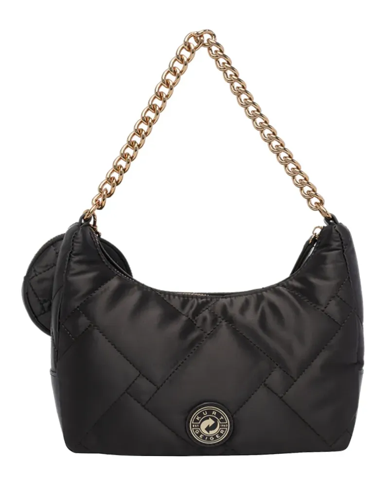 Kurt Geiger Drench quilted crossbody bag - Schwarz Schwarz