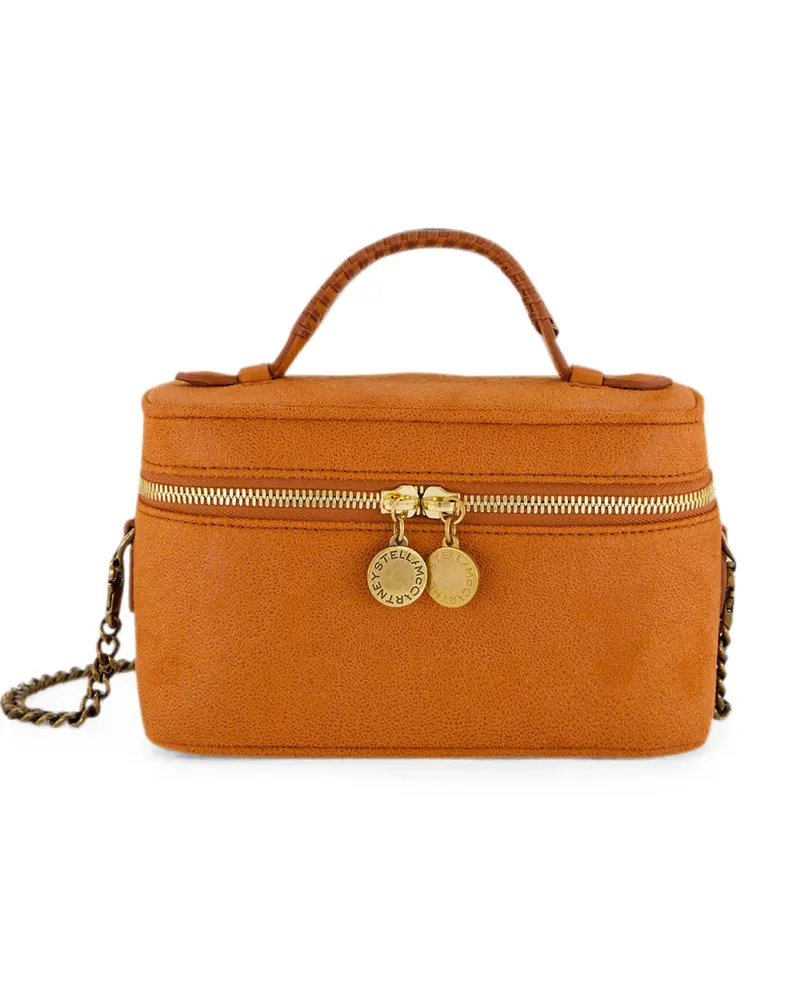 Stella McCartney mini Falabella vanity cross body bag - Orange Orange