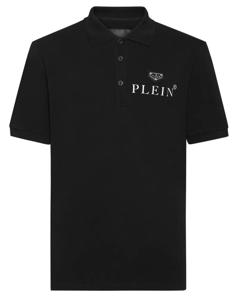 Philipp Plein Iconic Poloshirt - Schwarz Schwarz