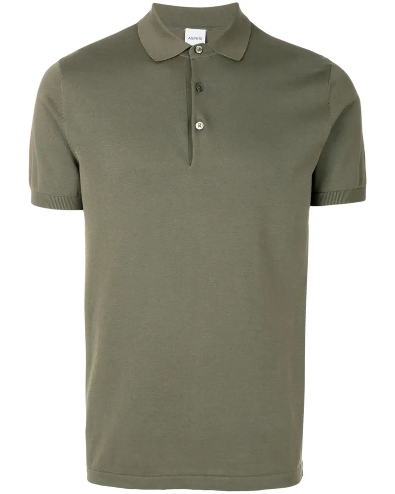 ASPESI Klassisches Poloshirt - Grün Grün