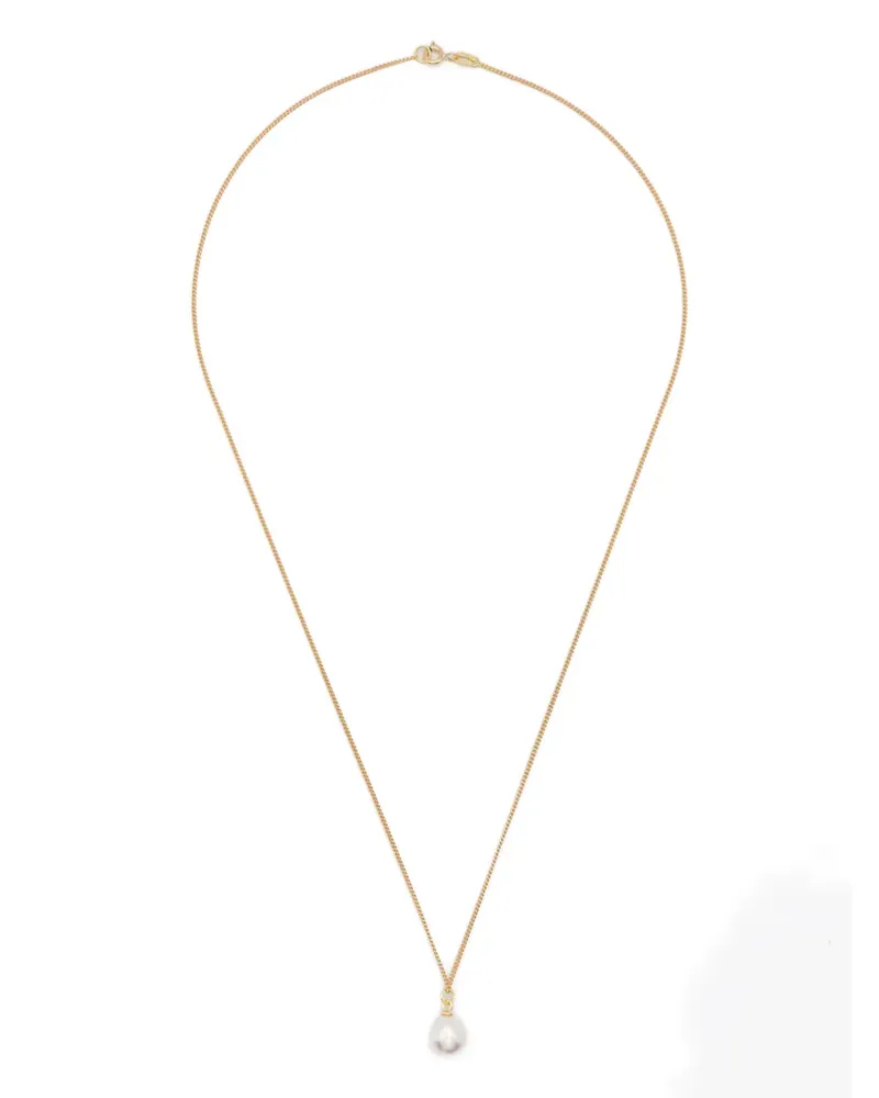 Wouters & Hendrix Eighteen Karat Gold Pearl Necklace Gold