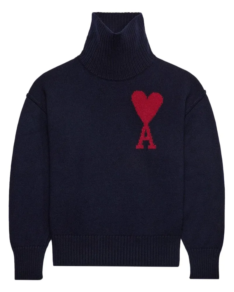 AMI Paris Ami de Coeur Pullover - Blau Blau