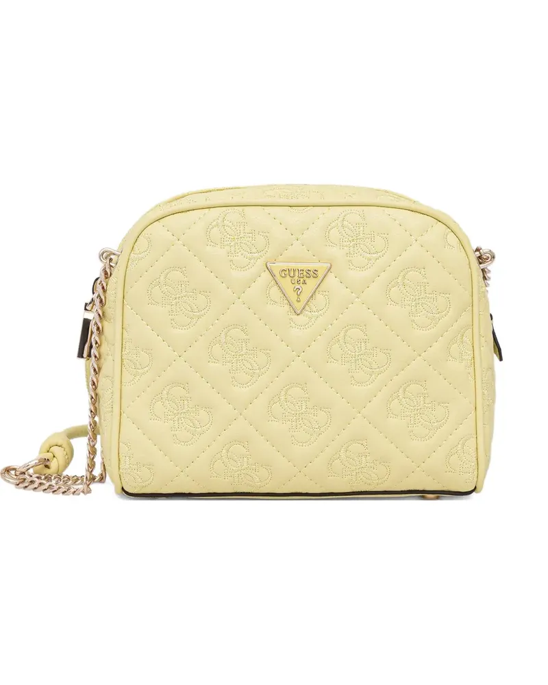 Guess Mini Adelasia 4G Umhängetasche - Gelb Gelb