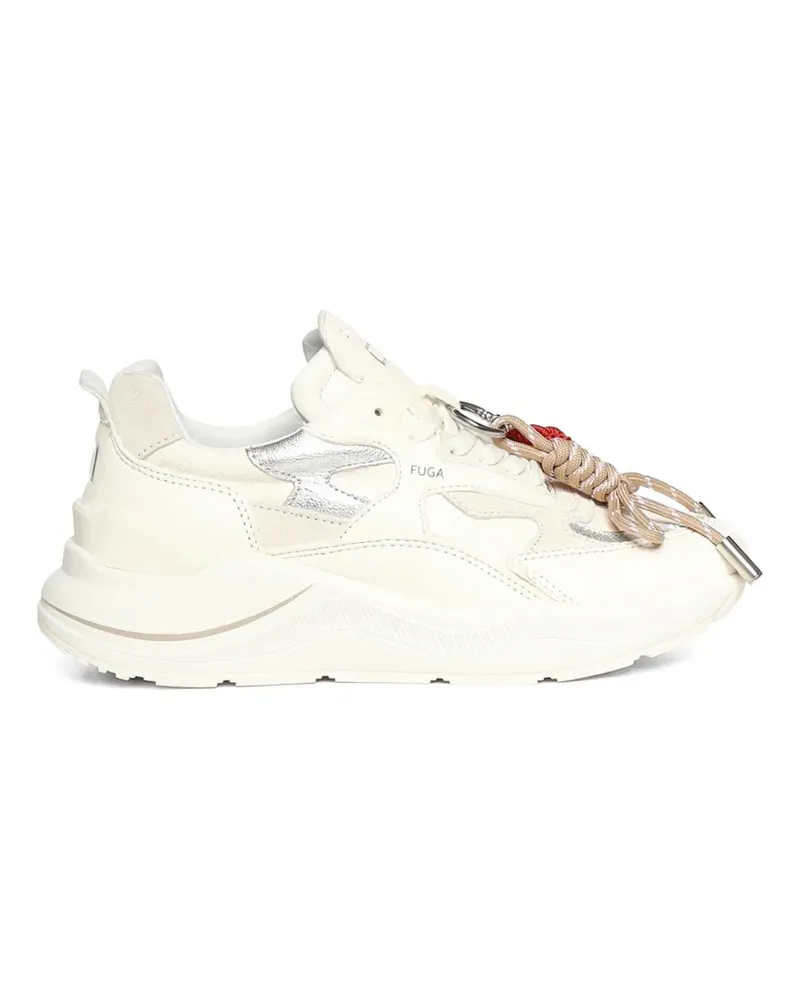 D.A.T.E. Fuga panelled sneakers - Weiß Weiß