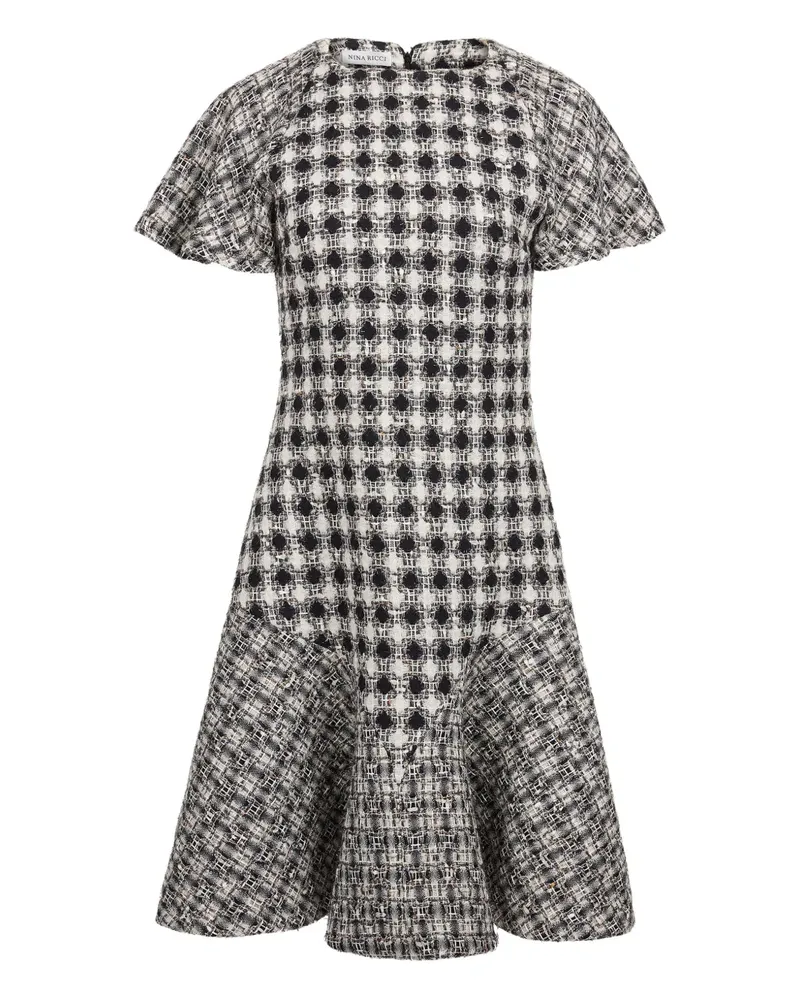 Nina Ricci Ausgestelltes Minikleid - Schwarz Schwarz