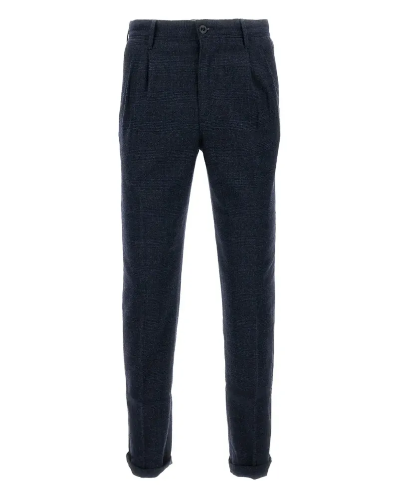 Incotex check-pattern trousers - Blau Blau