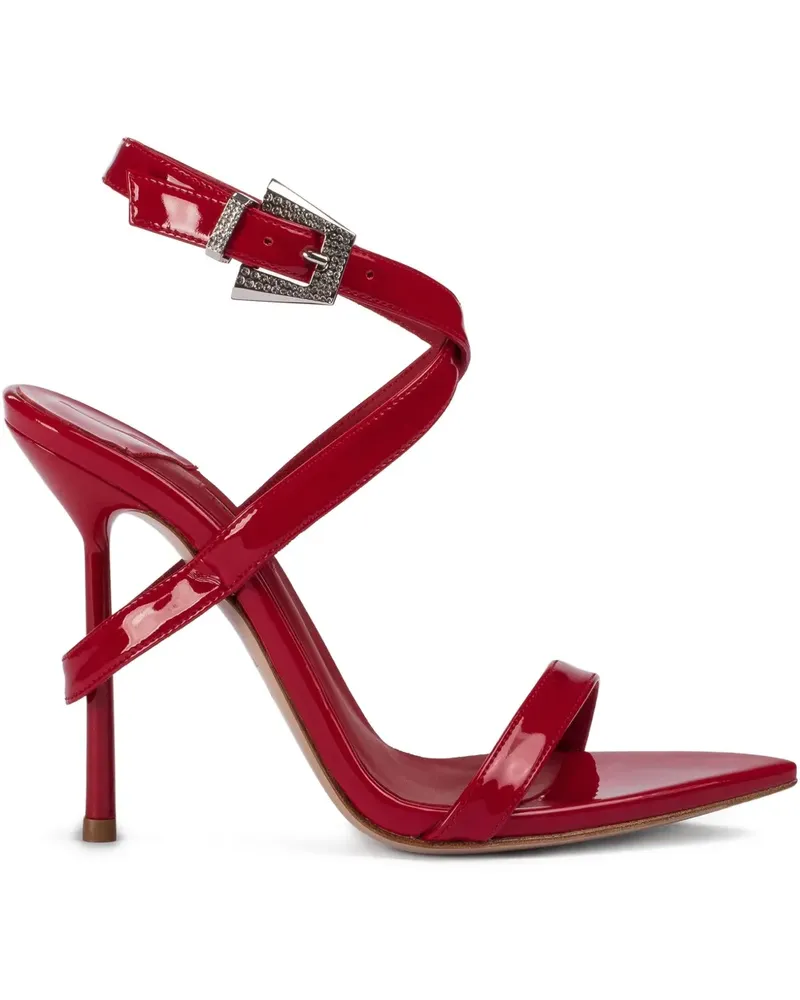 Le Silla Tess Stiletto-Sandalen mit Riemen 110mm - Rot Rot