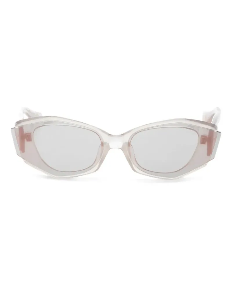 DITA Aloure Sonnenbrille mit geometrischen Gestell - Grau Grau