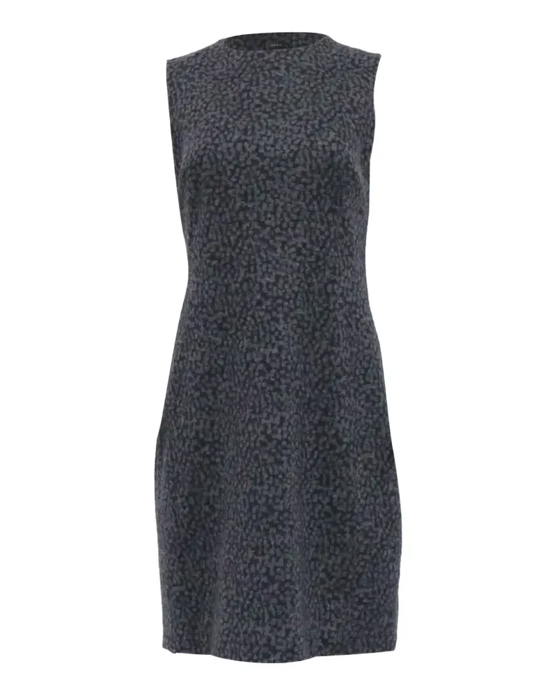 Akris patterned mini shift dress - Grau Grau