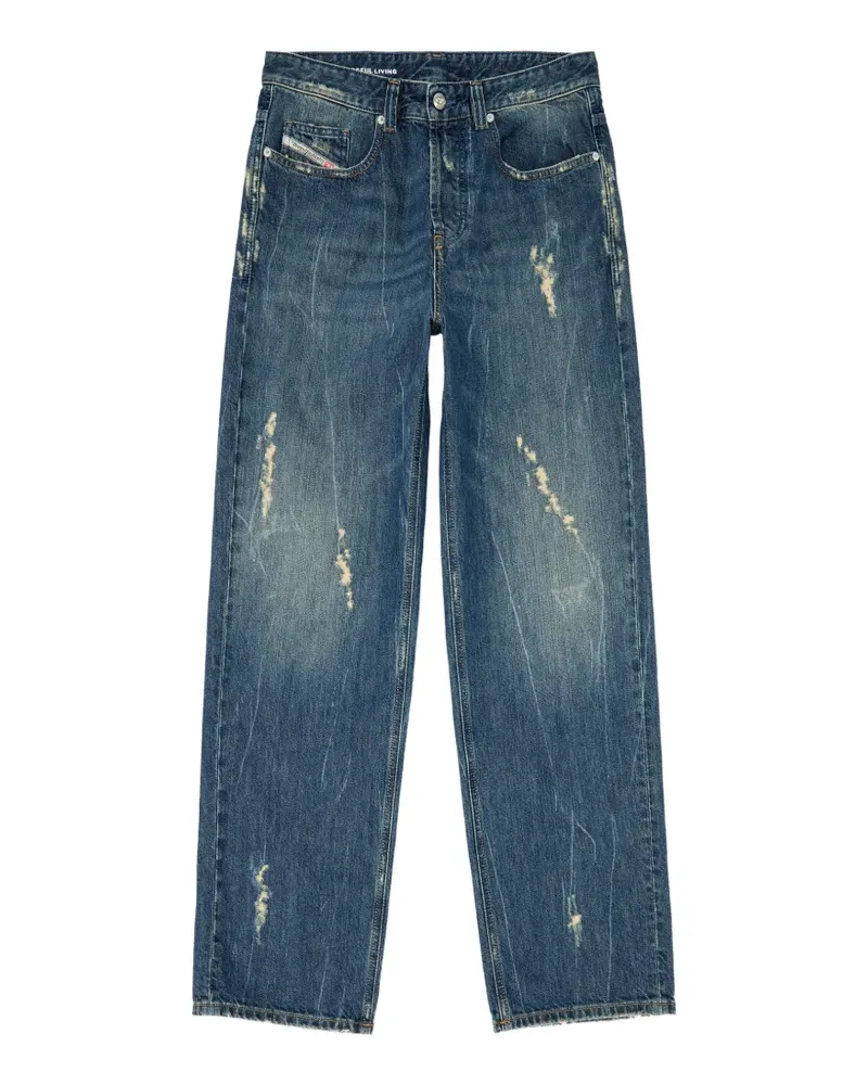 Diesel 2001 D-Macro relaxed-fit jeans - Blau Blau