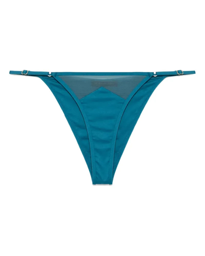 Kiki De Montparnasse Peep Show Bikinihöschen - Blau Blau