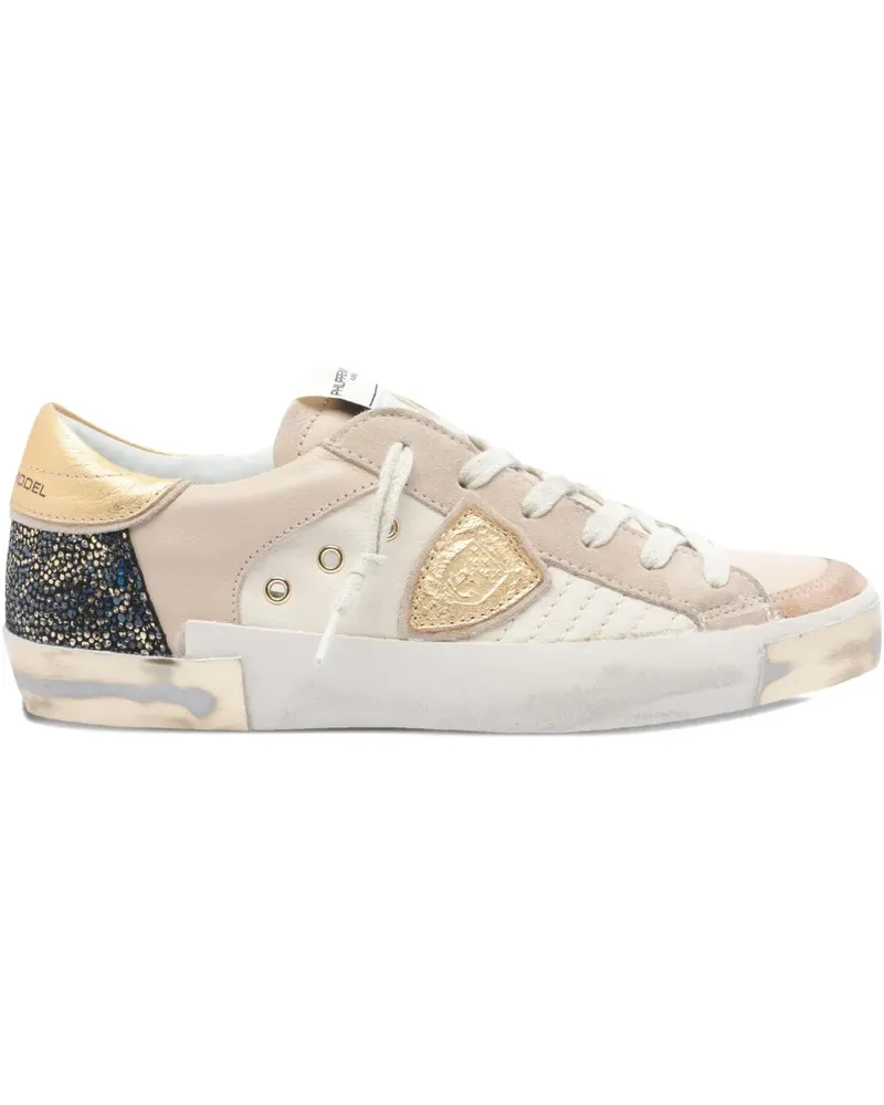 Philippe Model Sneakers mit runder Kappe - Nude Nude