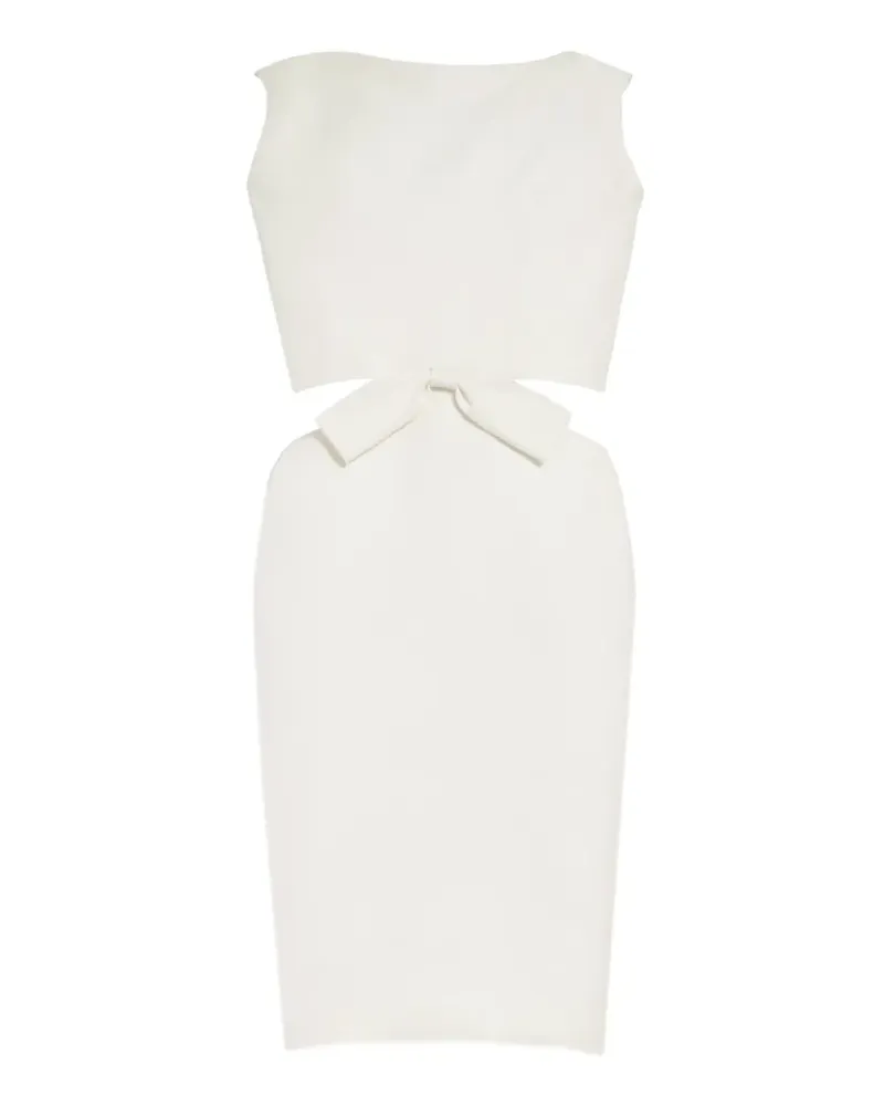 Balenciaga Kleid mit drapierter Schleife - Weiß Weiß