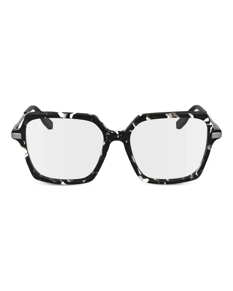 Karl Lagerfeld Brille mit eckigem Gestell - Schwarz Schwarz