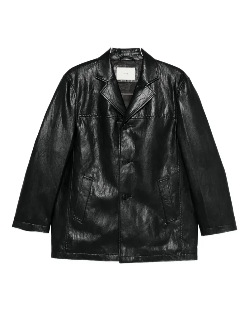 Dunst buttoned lapel Jacket - Schwarz Schwarz