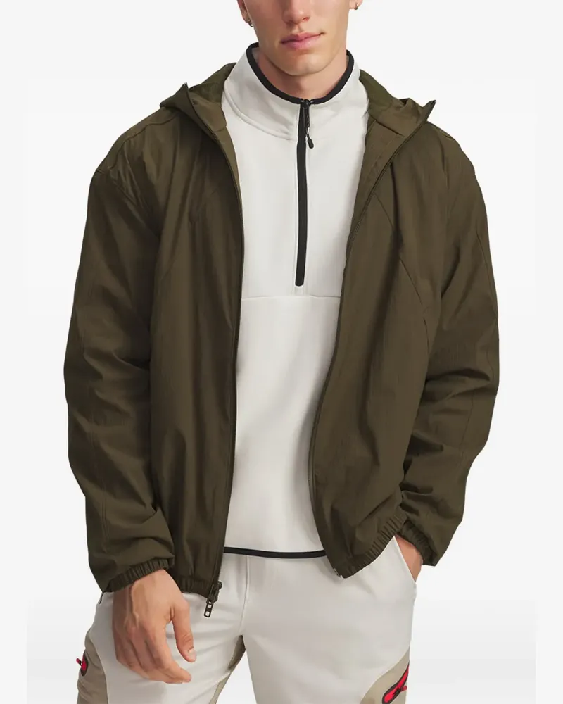 Under Armour Unstoppable Txt zip hooded jacket - Grün Grün