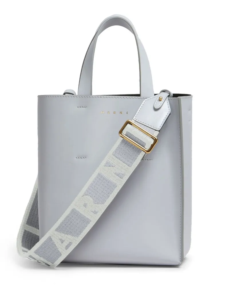 Marni Handtasche mit Logo - Grau Grau