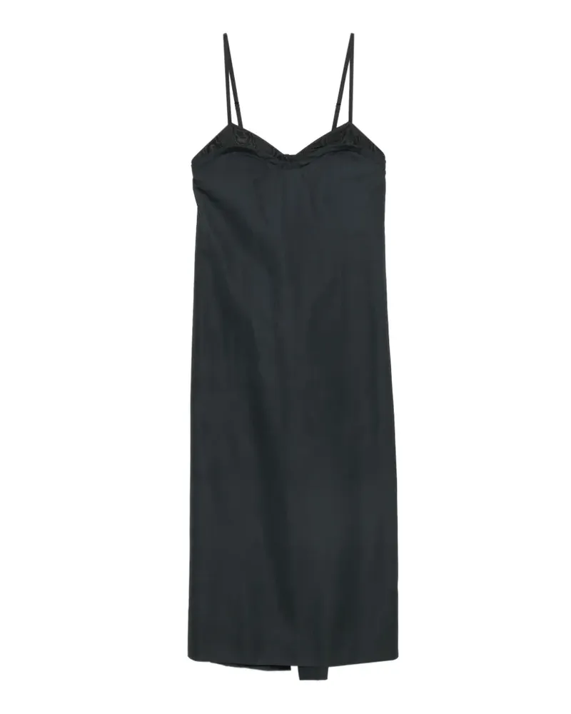 Carven open-back silk midi dress - Schwarz Schwarz