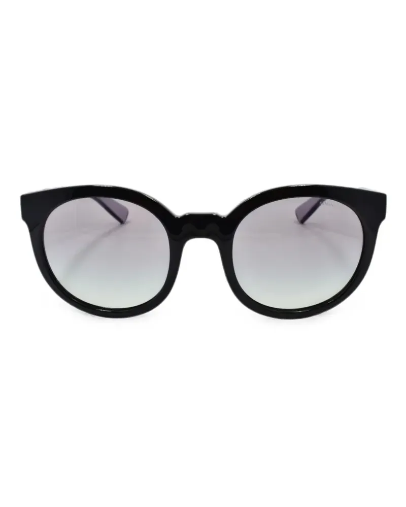 Armani Exchange round-frame sunglasses - Schwarz Schwarz