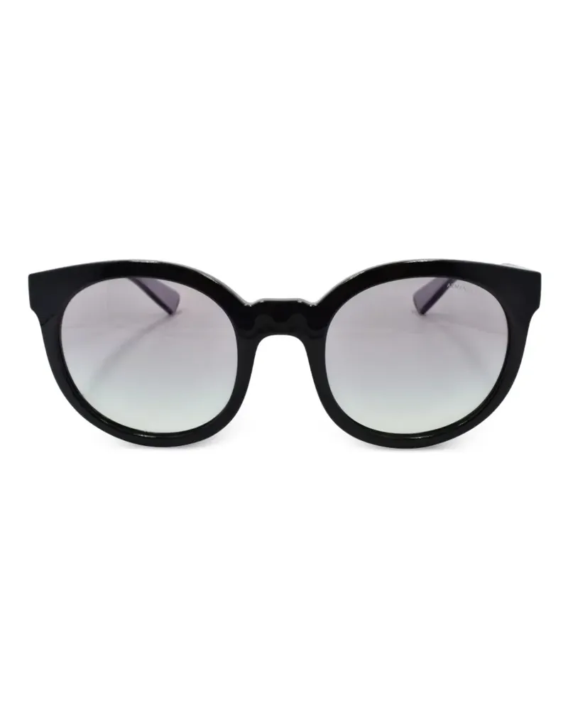 Armani Exchange Sonnenbrille mit rundem Gestell - Schwarz Schwarz