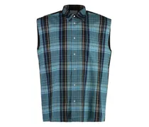 Kariertes Hemd - Schwarz