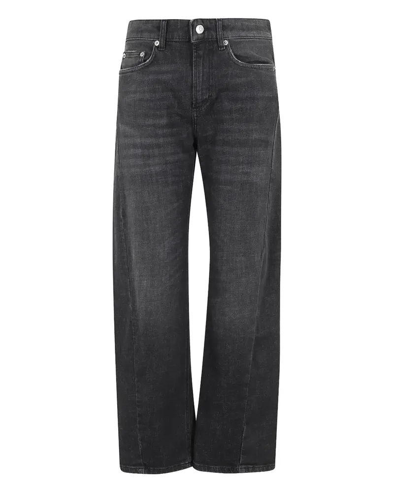 Department 5 Ausgeblichene Patchwork-Jeans - Schwarz Schwarz