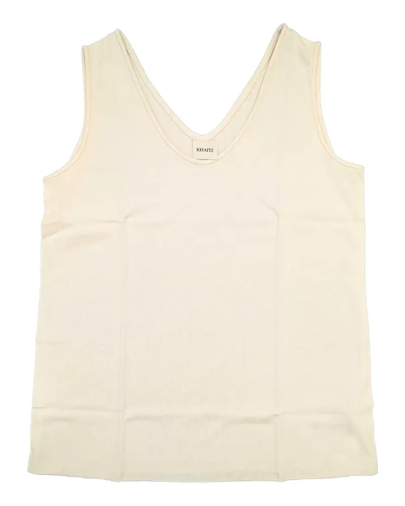 KHAITE V-neck top - Nude Nude