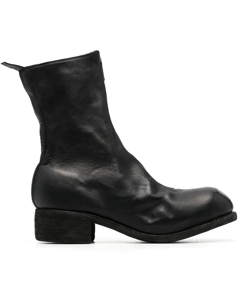 GUIDI Stiefel mit Reißverschluss 50mm - Schwarz Schwarz