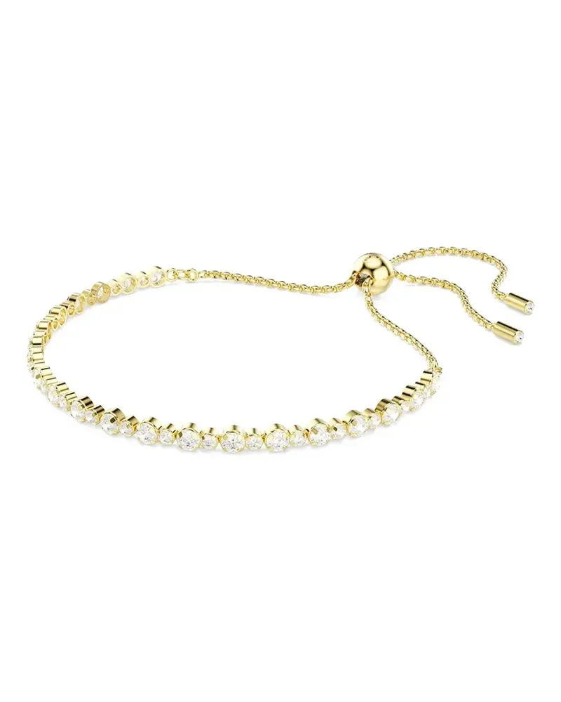 Swarovski Matrix Tennis Goldarmband mit Kristallen Gold