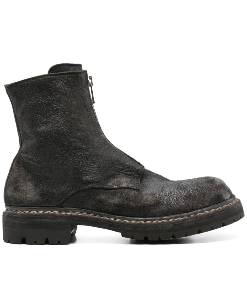 GUIDI Klassische Stiefeletten 45mm - Schwarz Schwarz